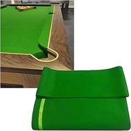 9ft Green Pool Table Felt Billiard Cloth with 6 Cloth Strips For Home Game Room Bar Leisure Club Bil