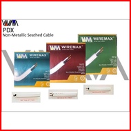 ☼ ◹ WIREMAX PDX NON - METALLIC 75METER 14/2 (1.6mm/2C)  Electrical Wire 100% PURE COPPER