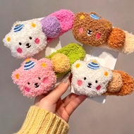 Cute Furry Bear Hair Clip Big Size Claw Clip Hair Accessories