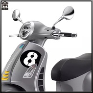 VESPA 6 Days HPE GTS300 GTV 200 250 Number 1-99 Sticker Label Reflective Decal