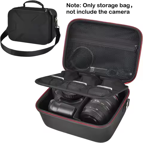 Camera Storage Bag for Canon Eos Rebel T7/R50/R100 Mark II/R50V/R10/R5/R6/R8 Mark IV/SL3 DSLR SLR Ca