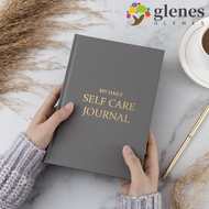 GLENES Gratitude Journal, A5 Cloth Cover Five-minute Journal, Record Notebook Waterproof Gratitude D