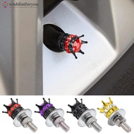 Wishlistforyou 1PC CNC M6 Motorcycle License Plate Screw Cover Shell Holes Plate Scooter Accessories