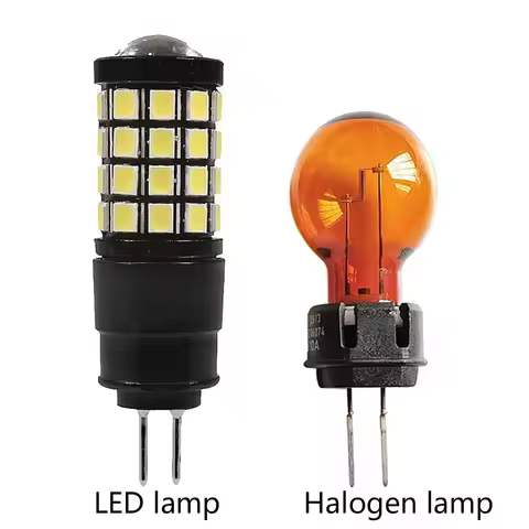 1 Pair Halogen HPY24W Lamp HP24W LED Bulbs For Peugeot 3008 5008 Citroen C5 Turn Signal Lights DRL A