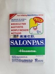 Salonpas (10 Patches x 6.5cm x 4.2cm)