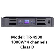 TR-4900 1000 Watt Sound Equipment 4 Channel Power Best 1000w Amplifier for Outdoor Speakers