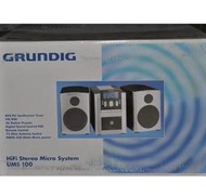 光盤播放器德國根德GRUNDIG HiFi 2.0書架組合音箱三合一CD機磁帶機收音機