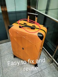 Easy DIY fix your broken Beverly Hills Polo Club luggage handle, repair broke suitcase hand hold par