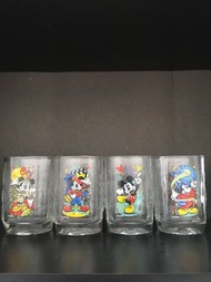 迪士尼 米奇 麥當勞浮雕玻璃杯