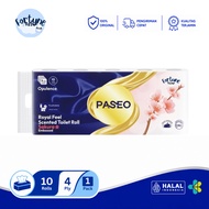 Toilet Tissue PASEO Opulence Royal Free Toilet Roll Scented Sakura Embossed 10 Rolls 4 Ply 4 Ply Toi
