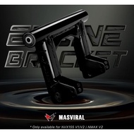 Masviral Racing Yamaha NVX V1 V2 Entend Engine Bracket 1.5 2.0 Inci 2 in 1 Extend Arm