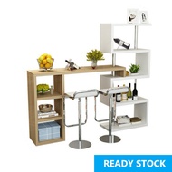 【Living Room】Bar Table Cabinet Counter Meja Bar Kitchen Dining Table Mini Bar Table
