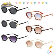 EMILEE Oval Sunglasses, Metal Frame Hip-Hop Small Frame Sun Glasses, Fashion UV400 90s Style Glasses