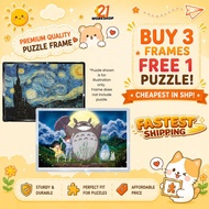 (2HR DELIVERY) Jigsaw Puzzle Frame 500/1000 PCS | 75x50cm / 70x50cm / 50.5x50.5cm | Wall Frame Bingk