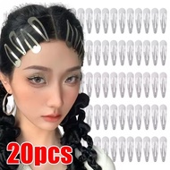 [3-5 Days Arrive] Girls Silver Metal Luxurious Duck Bill Hairpin - Y2K Simple Hair Clips - Women Org