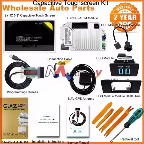 HC3T-14F014-BD Factory SYNC 2 to SYNC 3 3.4 Upgrade Carplay Kit Fit for Ford Lincoln Sync3 APIM Modu