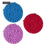 [CHiWANji] Foot Massage Mat 35cm Round Plate Roller Massager Tool for Feet Acupressure Therapy Home 