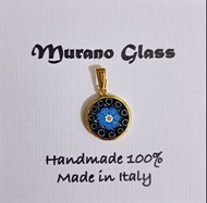 Handmade Murano  Glass 玻璃吊墜  Italy 意大利玻璃小島  送純銀鏈