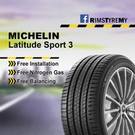 275/45R19 : .Michelin Latitude Sport 3 - 19 inch Tyre Tire Tayar (Promo18) 275 45 19 ( Free Installation )
