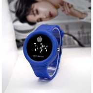 AXNAT Jam Tangan LED Digital Pria Wanita Rubber Electronic Fashion Couple Anak Remaja Premium RM053