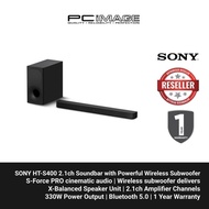 SONY HT-S400 2.1ch Soundbar with Powerful Wireless Subwoofer