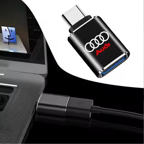 1PCS USB 3.0 Type C Adapter Converter Suitable For Audi Slineq7 rs quattro s line c5 c6 tt sline A1 