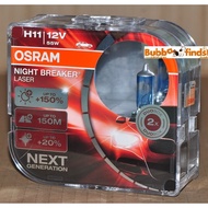 H11 Osram Night Breaker Laser +150% Next Generation H11 automotive headlamp, foglamp bulb - PAIR