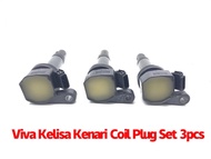 Plug Coil Ignition Coil Diamond Set 3PCS KELISA KENARI VIVA MYVI 1.0- Coil Plug DIAMOND