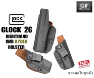 ซองพกในบุหนัง พกในบุหนัง ซองพกในGlock26  IWB Kydex Holster เกรดมาตรฐานกองทัพU.S.A. ซองพก ซองบุหนัง พกในบุหนัง Glock26 ซองพก KYDEX