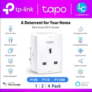 TP-Link Tapo P100 / P110 P110M Mini Smart Wi-Fi Socket Plug Remote Voice control Schedule Auto On/Of
