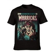 Men's Extra Large Black Warrior Pattern T-Shirt - Inspired By 80S Movies Such As Luther, Comics, Pun