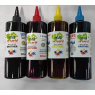 Vo หมึกสี -- หมึกเติม Brother  Inkjet 500ml #ตลับสี  #หมึกปริ้นเตอร์  #หมึกสีเครื่องปริ้น