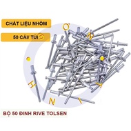 PACK OF 50 PCS RIVE RETRACT nails 2.4 3.2 4 4.8mm Tolsen 43005 43007 43008 43009 43010 43011 43012