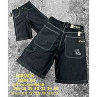MTE กางเกงยีนส์ผู้ชาย ขาสั้น ทรงขาบานสเก็ต ป้าย Hirock  สินค้าพร้อมส่ง