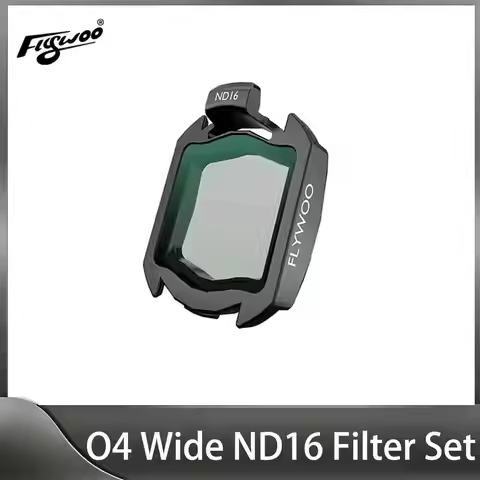 Flywoo O4 Wide ND Filter Set UV/ND4/8/16 - Quick Snap-On for DJI O4/O4 Pro FPV Drone, 0.3g Ultra-Lig