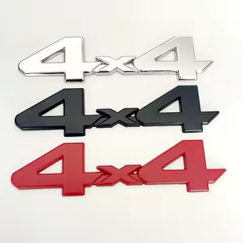 3D Metal Letters For Car Trunk RC Jeep 4X4 Stickers CJ7 XJ Off Road Crawler Compas Grand Cherokee Wr