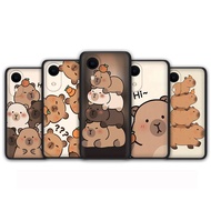 Silicone Phone Case Realme C2 C3 C11 C12 C25 C15 C20 8i 8 8Pro 4G 8s 8 5G P821 Capybara Soft Casing