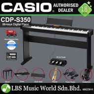 Casio CDP-S350 88 Keys Digital Piano Keyboard 3 Pedal Full Package Electric Keys With Premium Sustain Pedal (CDPS350)