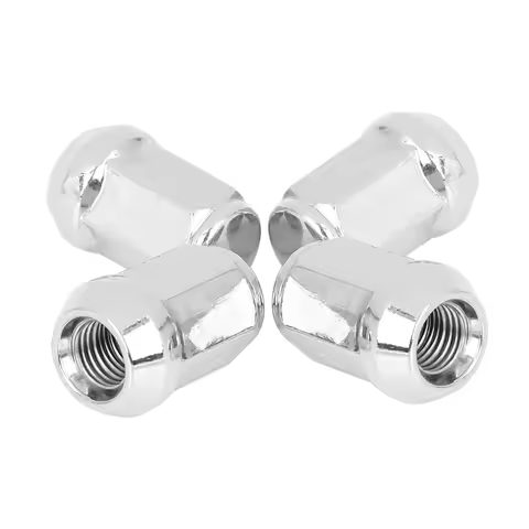 X Autohaux 4PCS Car Wheel Nut Caps Screw Bulge Acorn Cone Racing Bolt Head Cover Anti-Theft Lug Nuts
