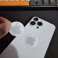 3 CM Embossed APPLE STICKER APPLE STICKER Circle iphone