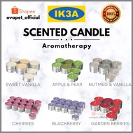 IKEA SINNLIG Scented Tealight Candles Aromatheraphy 6 Fragrance 4 Hours Burning Time Candle Light Li