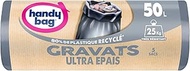 Handy Bag 5 x 50 Litre 80% Recycled Plastic Bin Liners - Holds up to 25kg - 60 x 85cm