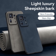 Fashion sheep leather skin Phone Case For XIAOMI MI MIX 4 3 2 2S 14 13 ULTRA 12 LITE 11 T 10 LITE S Protection Cover