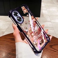 VRQR for Infinix Smart 10 Plus Tecno Spark GO 2 2S Pop 10 KM4 X6725B_C Little Bear and Cat Transpare