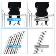 Wire Net Workshop Direct Supply with Wheels Chrome-Plated Warehouse Shelf Stainless Steel Shelf Movi