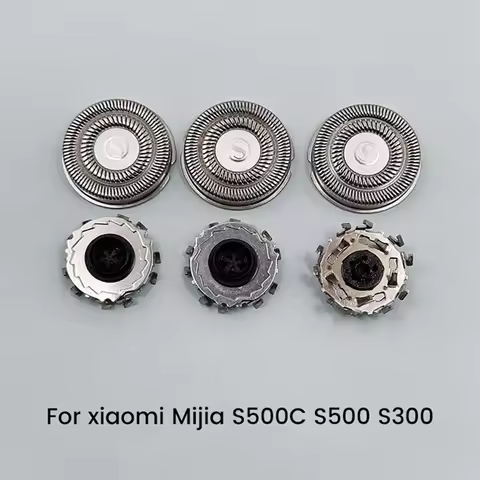 3PCS For Xiaomi Mijia S500C S500 S300 Electric Shaver Head Replace Shaver Net MJTXD01SKS Cutter Head