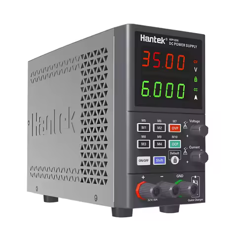 Hantek HDP135V6A Four Digit Digital DC Stabilized Power Supply 35V6A USB Communication PC with Low R