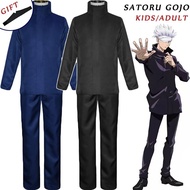 Anime Jujutsu Kaisen Cosplay Costume Gojo Satoru Wig for Adult Men School Uniform Sets Party Carnica