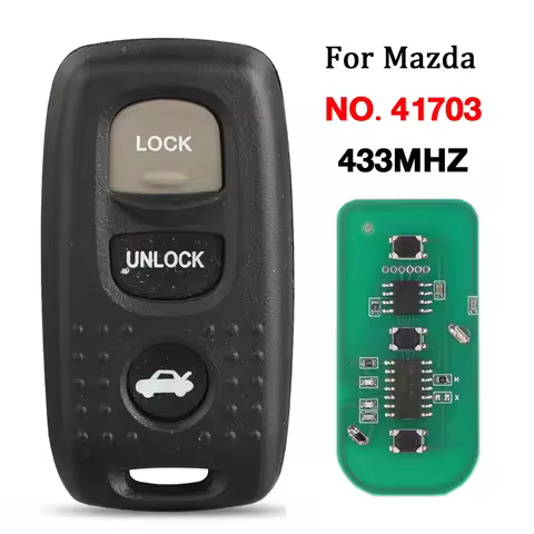 jingyuqin 3 Buttons Model NO. 41703 433MHZ 4D63 Chip Remote Control Car Key For Mazda MX5 MK2.5 2000