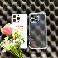 IPhone 16 Pro Max Transparent Flexible Shockproof Case Protects 4 Roots